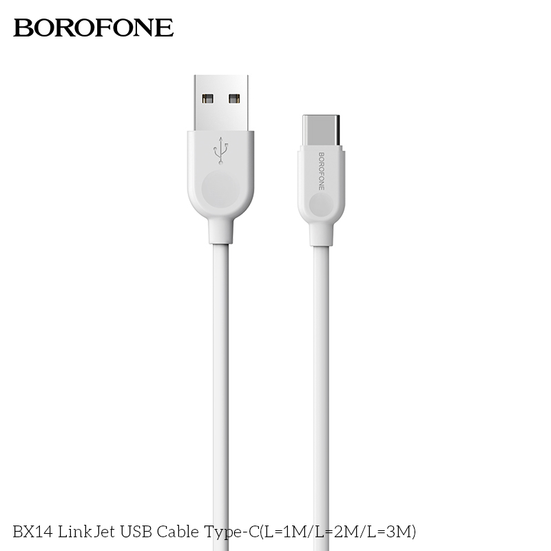 BOROFONE BX14 LinkJet USB-A to USB-C cable 1m NZ 2